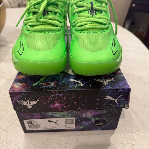 Puma LaMelo Ball MB.01 Green Gecko Volt Basketball Men’s Shoes - Picture 1 of 4